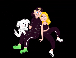 The Two Fake Blondes GIF