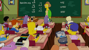 the simpsons lesson GIF