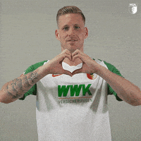 I Love You Football GIF by FC Augsburg 1907