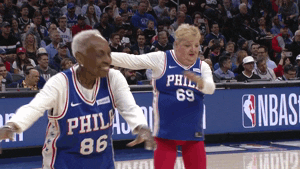 Philadelphia 76Ers Dancing GIF by NBA