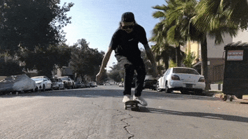 Old School Kickflip GIF