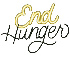 End Hunger Sticker by Maggie Chen