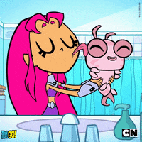Licking Teen Titans GIF by DC Comics