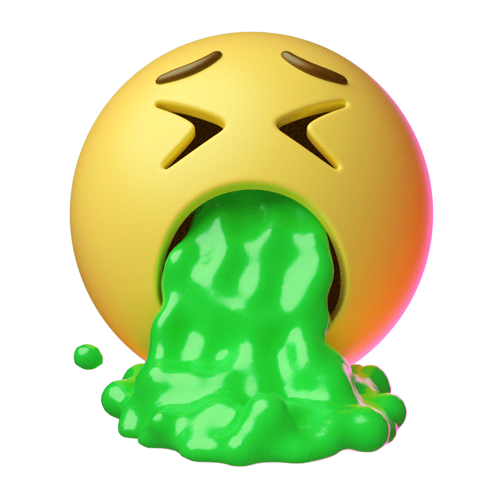 Puke Throw Up Sticker By Emoji For Ios And Android Giphy