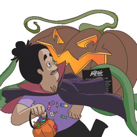 Halloween Horror Sticker by Little Gaby