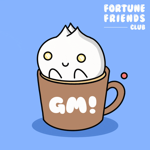 FortuneFriends_ love food coffee morning GIF