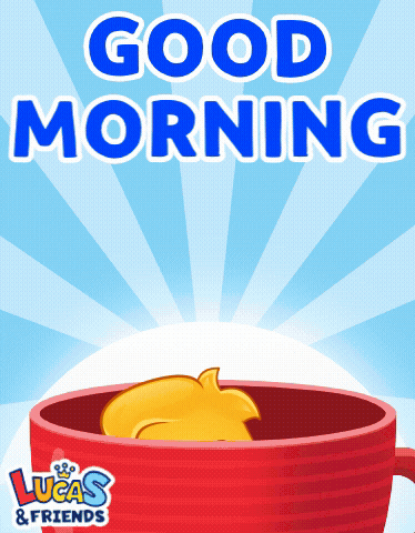Yawning Good Morning GIF by Lucas and Friends by RV AppStudios