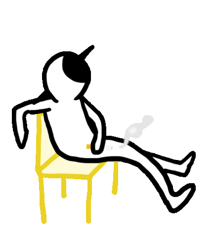 Break Time Smoking Sticker by Leader