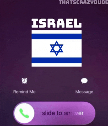 Calling Benjamin Netanyahu GIF
