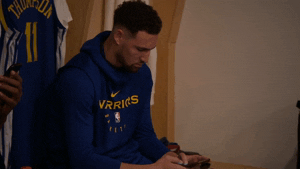 Scrolling Golden State Warriors GIF by NBA