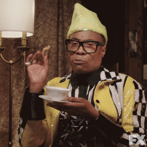 billy porter sipping tea GIF by Pose FX