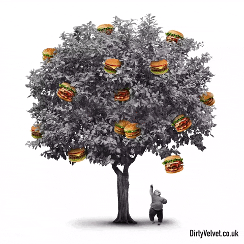 Fast Food GIF by DIRTY VELVET CLOTHING