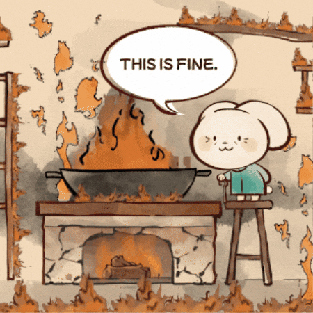 Its Fine Cooking GIF by Sticky Brain Studios