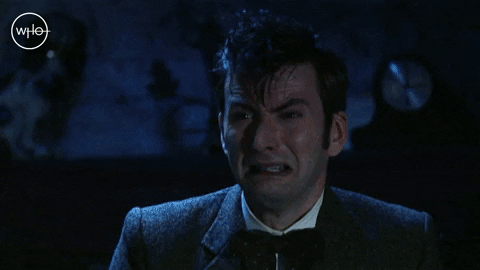 doctor who crying gif