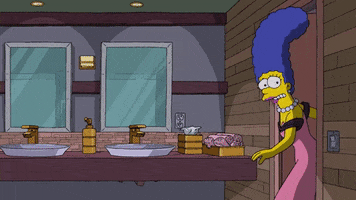 Shocked The Simpsons GIF by AniDom
