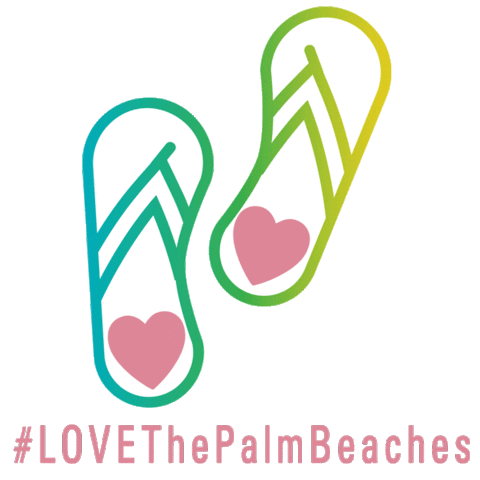 Heart Love Sticker by The Palm Beaches