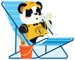 Panda Sticker by MR. DIY
