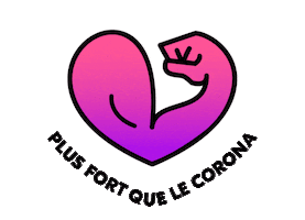 Sterker Dan Corona / Plus Fort Que Le Corona Sticker