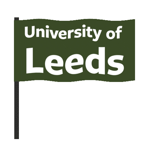 Flag Leeds Uni Sticker by University of Leeds
