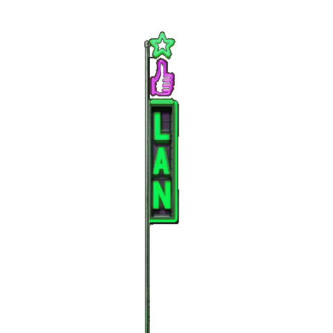 Lights All Night Lan Sticker by Disco Donnie Presents