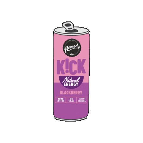 Kick Energydrinks Sticker by Remedy Drinks
