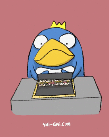 Penguin Sushi GIF by ShiGai