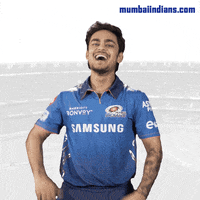 Mi Laughing GIF by Mumbai Indians