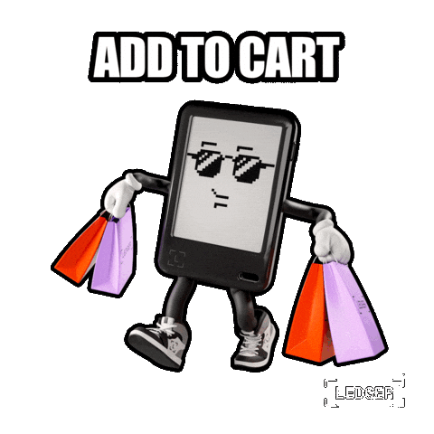 Add To Cart I Want It Sticker by Ledger