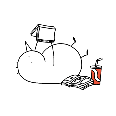 Laid Back Book GIF