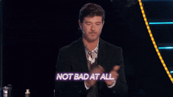 Not Bad Robin Thicke GIF by The Masked Singer