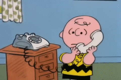 Charlie Brown Phone GIF by Peanuts - Find & Share on GIPHY