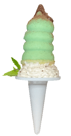 Ice Cream Grasshopper Sticker by Mister Dips