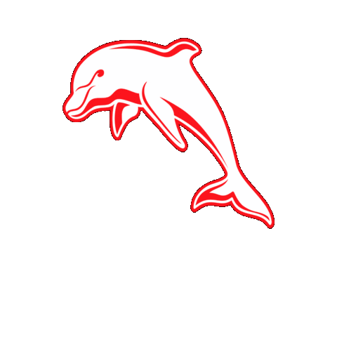 Rugby League Dolphins Sticker