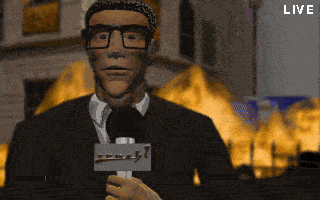 This Is Fine On The Scene GIF