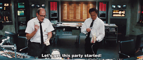 cabin in the woods text post GIF