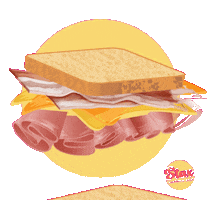 Stax Sandwich Shop Sticker