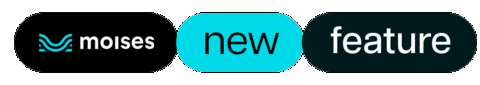 New Feature Sticker by Moises.ai