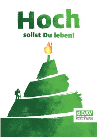 Happy Birthday GIF by Alpenverein München & Oberland