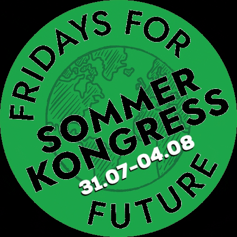 sommerkongress fff klimaschutz fridays for future kongress GIF