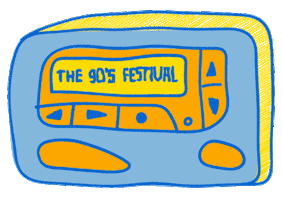 The 90's Festival Sticker