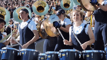 Marching Band GIF by Notre Dame Fighting Irish