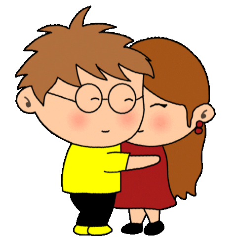 Couple Hug Sticker for iOS & Android | GIPHY