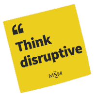 Motivazione Think Sticker by MSM Digital