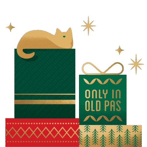 Fun Christmas Sticker by Old Pasadena