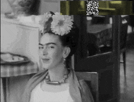 Frida Kahlo Smoking GIF