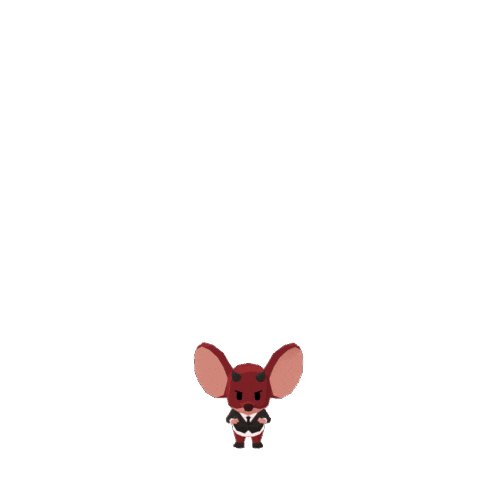 Devil Mouse Sticker