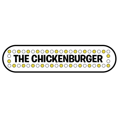 Chickenburger Sticker by Chicken Little Cafe