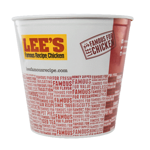 Lee's Famous Recipe Chicken instagram love it fried chicken lees Sticker