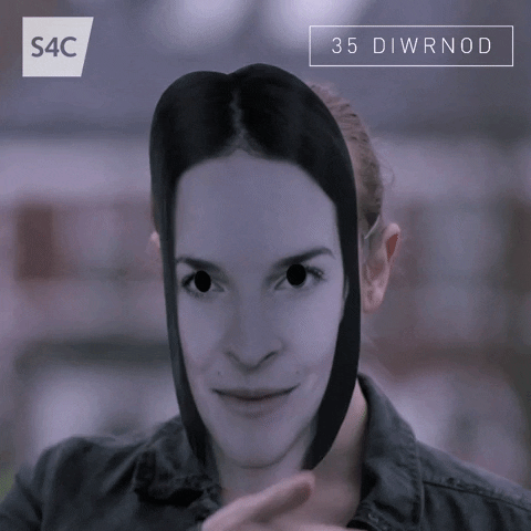 Surprise Smile GIF by S4C
