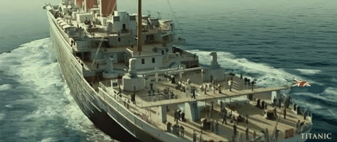 picture Titanic Sinking Gif leonardo dicaprio gif by cbs find